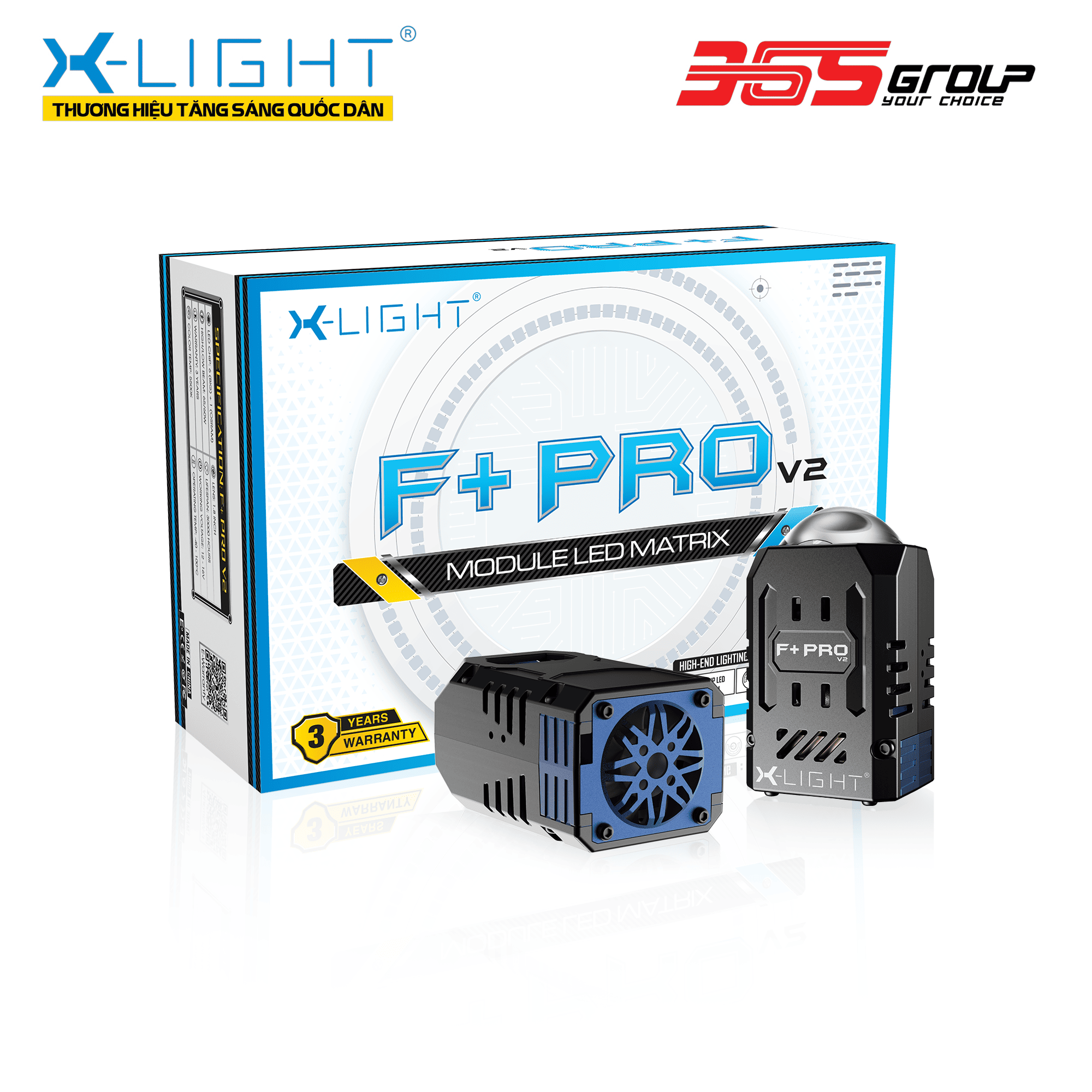 ĐÈN BI LED X-LIGHT F+ PRO - THẾ HỆ THỨ 2